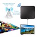 TV Antenna, Kiirie Indoor Amplified HDTV Antenna 50 Mile Range with Detachable Amplifier Signal Booster and 10 Feet Coaxial Cable, Upgraded Version Better Reception 